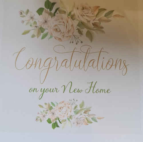 Congratulations on your new home (Floral Design) - Velvet Rose Home