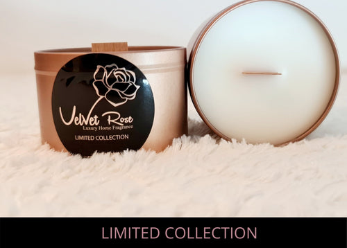 LIMITED COLLECTION | Spiced Pear & Cranberry Crackling Wick Luxury Candle, 250g - Velvet Rose Home