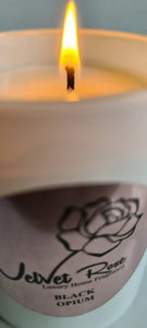 Black Opium Luxury Scented Candle, 500g - Velvet Rose Home