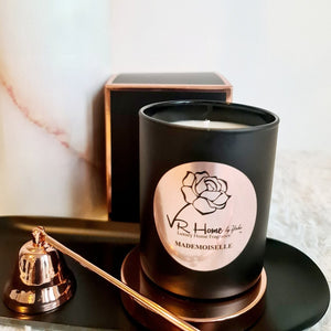 Black Opium Luxury Scented Candle, L - Velvet Rose Home
