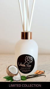 LIMITED COLLECTION | Toasted Coconut & Vanilla Luxury Diffuser, 220ml - Velvet Rose Home