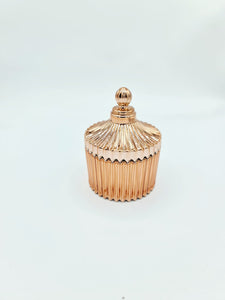 Mini Vintage Boutique Crackling Wick Candle, Rose Gold, 200g - VR Home by Yinka