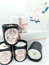 Load image into Gallery viewer, Mother&#39;s Day Crackling Wick 9cl Votive Gift Set - Matte Black - VR Home by Yinka
