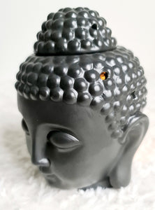 Traditional Buddha Head Oil Burner + 2 Complimentary Wax Melts - Velvet Rose Home